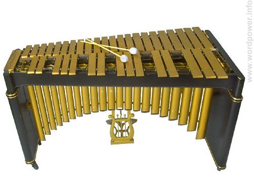 A photo quality image of a xylophone.